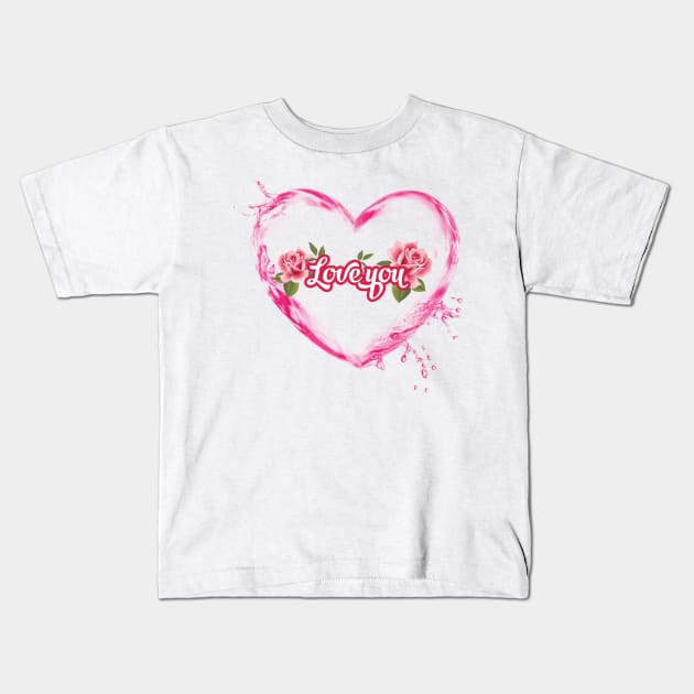 Love you Kids T-Shirt by Superboydesign